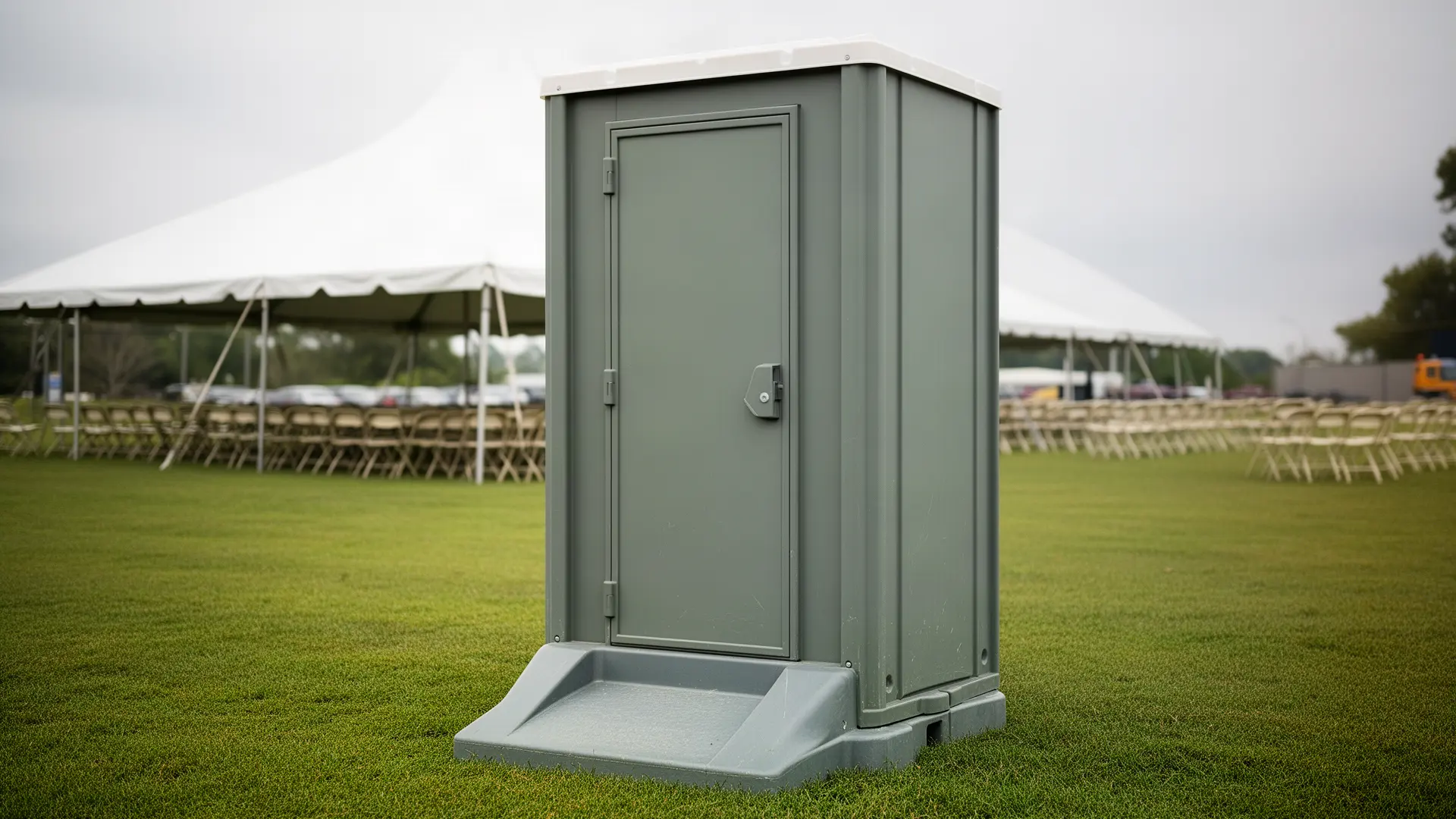 Clean porta potty unit from Uncle Rudy's Portable Potty Rental in Boston, MA